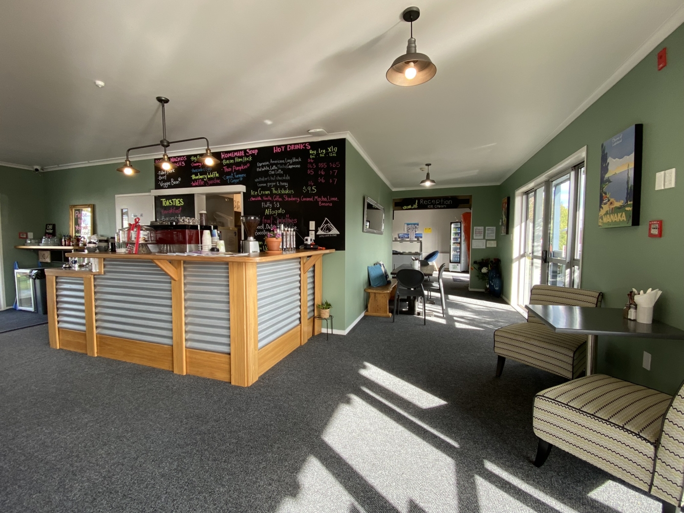 Cafe at LKNZ Cafe in Ohakune